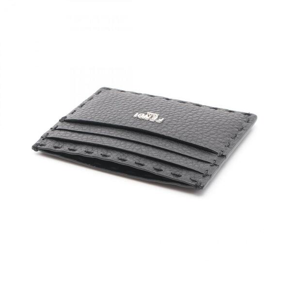 FENDI Black Leather Card Holder - Picture 4 of 5